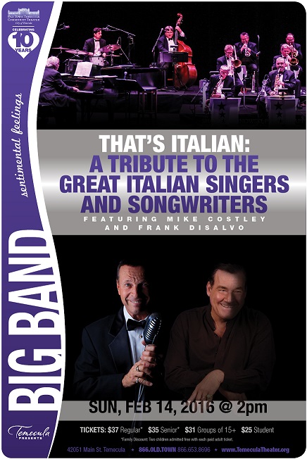 THAT’S ITALIAN: A TRIBUTE TO THE GREAT ITALIAN SINGERS AND SONGWRITERS