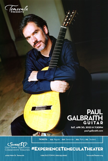PAUL GALBRAITH, GUITAR