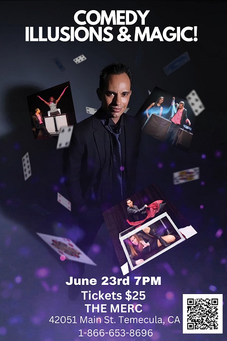 COMEDY ILLUSIONS & MAGIC! JUN 2023