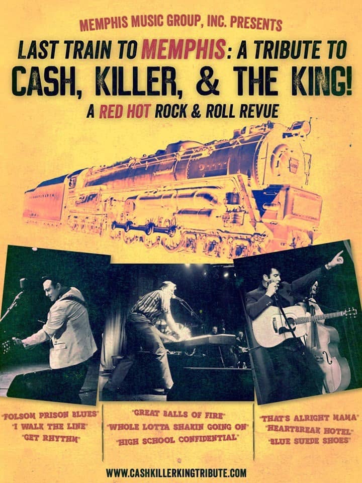 CASH, KILLER,  AND THE KING (JOHNNY CASH, JERRY LEE LEWIS,  & ELVIS TRIBUTE)