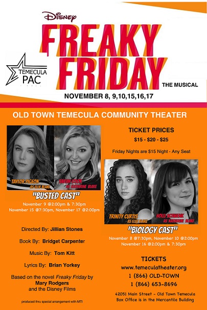 DISNEY'S FREAKY FRIDAY THE MUSICAL