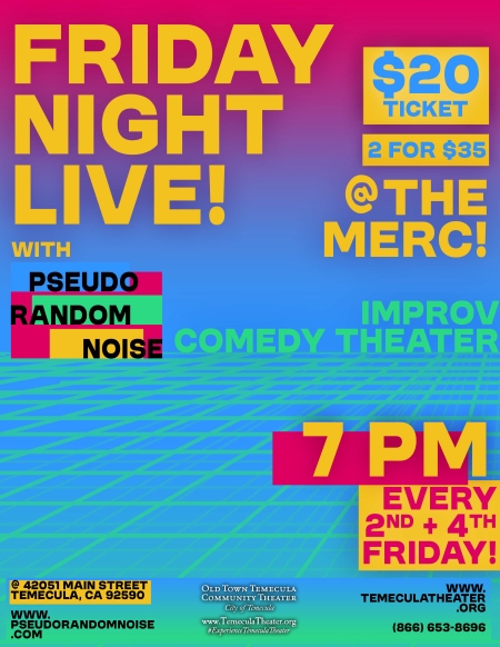 FRIDAY NIGHT LIVE! IMPROV THEATER