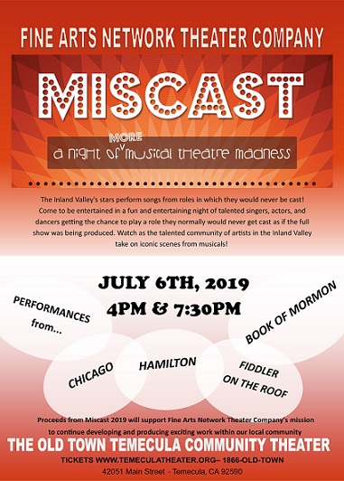 MISCAST 2019: A NIGHT OF MUSICAL THEATER MADNESS