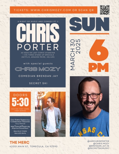 CHRIS PORTER - A NIGHT OF MUSIC AND COMEDY