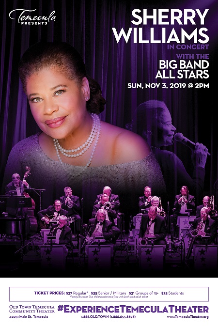 SHERRY WILLIAMS IN CONCERT WITH THE BIG BAND ALL STARS