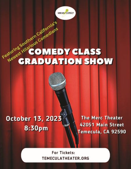 Tickets Stand Up Comedy Old Town Temecula Community Theater 