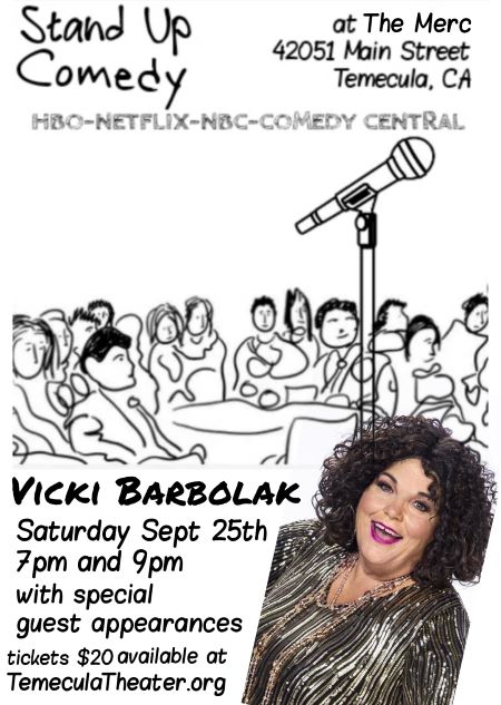 STAND UP COMEDY - VICKI BARBOLAK