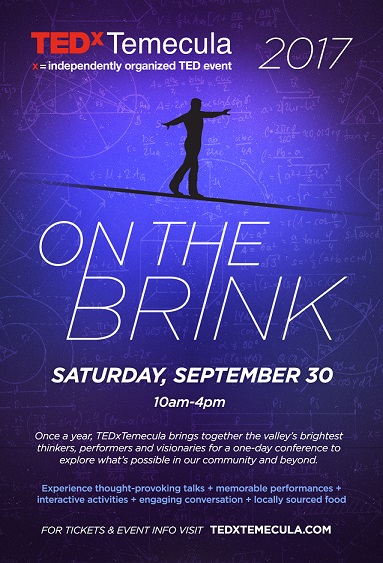 TEDx TEMECULA ON THE BRINK 2017