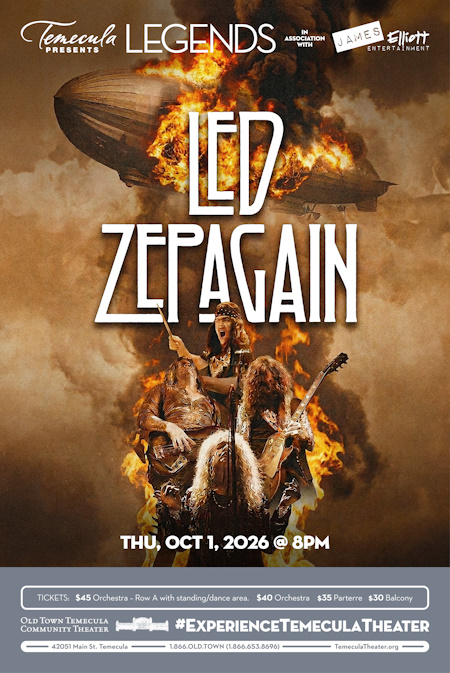 LED ZEPAGAIN (LED ZEPPELIN TRIBUTE) 2026