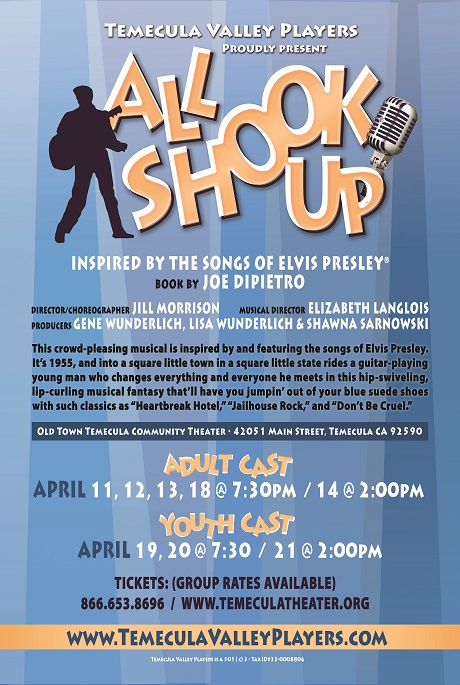 Tickets All Shook Up Old Town Temecula Community Theater